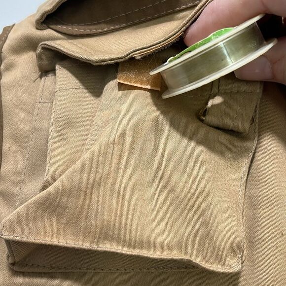 Stansport Vintage Fishing Sportsman Vest Tons of Pockets Unisex Hong Kong SIZE S - Picture 4 of 11